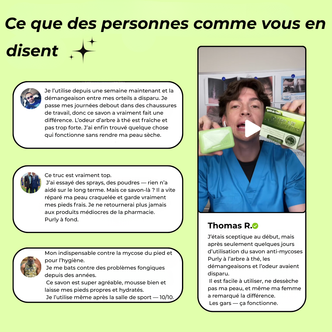 Purly™ Savon anti-mycoses apaisant