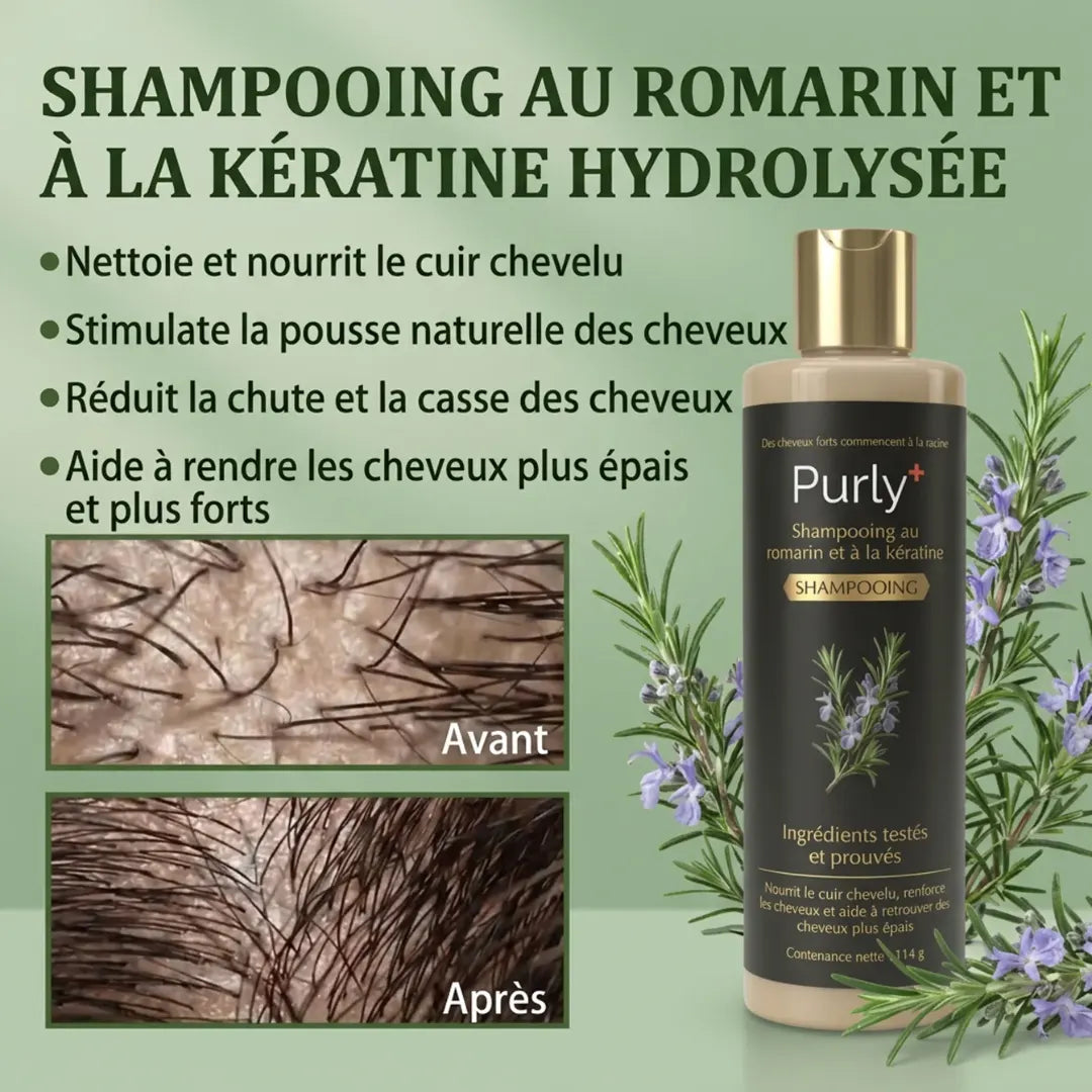 Purly™ Shampooing Fortifiant & Croissance
