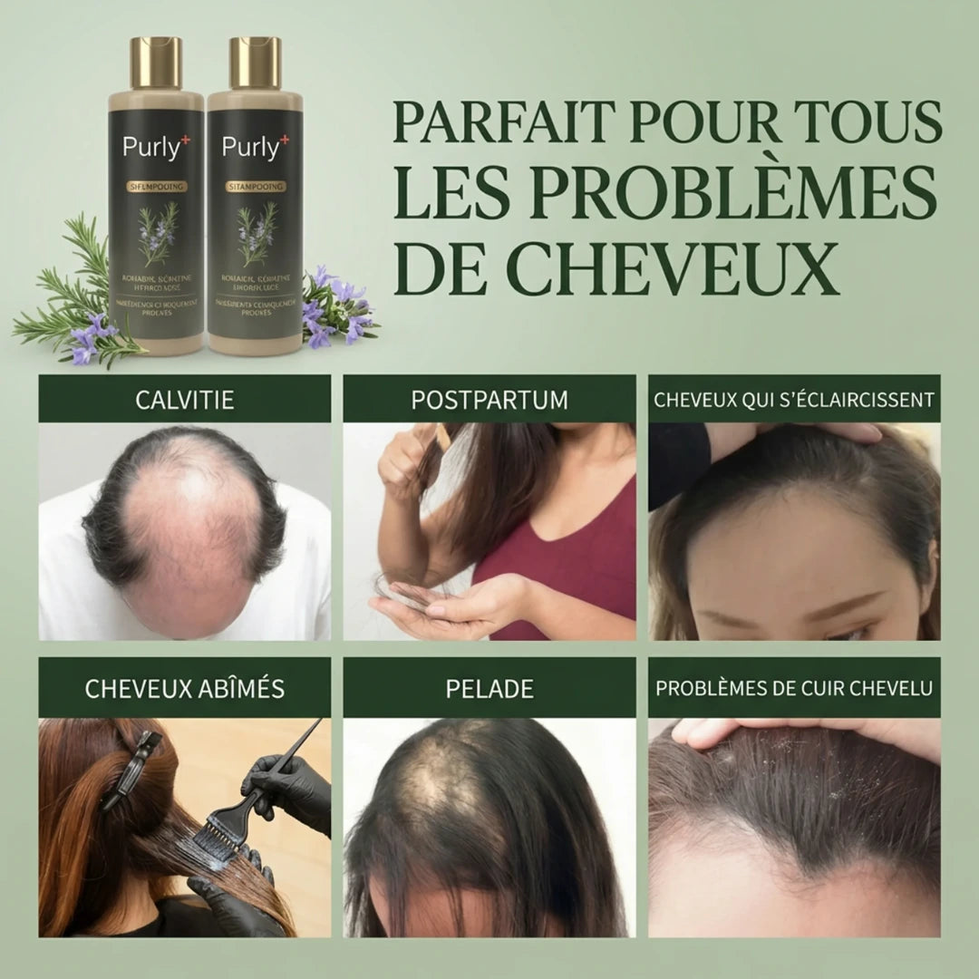 Purly™ Shampooing Fortifiant & Croissance