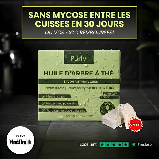 Purly™ Savon pour soulager les démangeaisons entre les cuisses